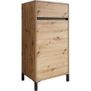 Meubella - Alessa - Schoenenkast - Eiken - 55x40x110 cm