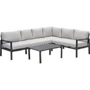 Garden Impressions Denver loungeset 4-delig rechts  donker grijs