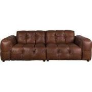 DUTCHBONE Sofa Hackman 3-Seater Leather Chocolate