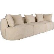DUTCHBONE Sofa Rocca 4.5 Seater Latte