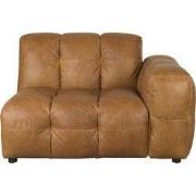 DUTCHBONE Sofa Element Hackman With Arm Right Leather Cognac