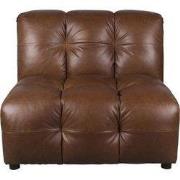 DUTCHBONE Sofa Element Hackman No Arm Leather Chocolate
