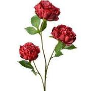 Clayre & Eef Kunstbloem 80 cm Rood Kunststof