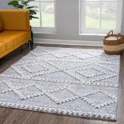 Vloerkleed Focus - Hoogpolig - Fluffy  - Scandinavisch - Grijs- 120x17...