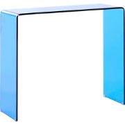 KENDALL - Sidetable - Blauw - Veiligheidsglas