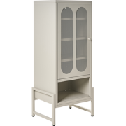 SOLETTA - Dressoir - Beige - Staal