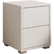 Meubella - Nachtkastje Gideon - Wit - 30 cm