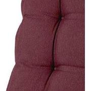 Kussen lage rug Panama bordeaux (4 stuks)