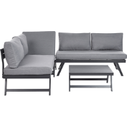 COCCORINO - Tuinset - Donkergrijs - Aluminium