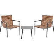 ZIRIA - Bistroset - Natuurlijk - PE rotan