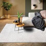 Elle Decoration New York Japandi Vloerkleed Wit- 160x235 CM