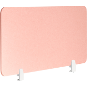 SPLIT - Bureauscheidingswand - Perzikroze - 120 x 50 cm - Polyester