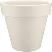 Pure round 100cm linnen wit bloempot elho