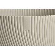 Plantenbak sereh hoog d40 h53 cm paddenstoel beige