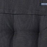 Kussen hoog 50x123 Rib zwart (4 stuks)