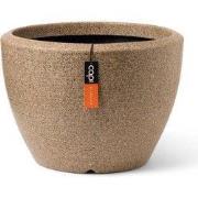 Pot bol Arc Granite 114 x 90 warm taupe bloempot