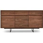 Dressoir Walnoot - 3-Deurs - 155x45x82cm - Tokyo