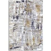 Elle Decoration Saveh Laagpolig Vloerkleed Antraciet Goud- 80x150 CM