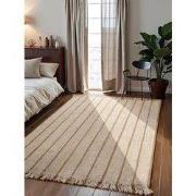 Elle Decoration Handgeweven Jute Vloerkleed Creme Goud- 200x300 CM