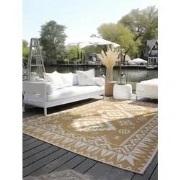 Elle Decoration Gemini Buitenkleed Dubbelzijdig Vloerkleed Geel- 200x2...