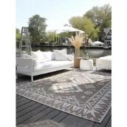 Elle Decoration Gemini Buitenkleed Dubbelzijdig Vloerkleed Linnen- 160...