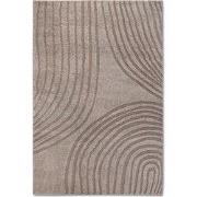 Elle Decoration Japandi Hoogpolig Vloerkleed Beige- 160x235 CM