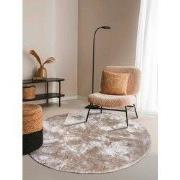 Elle Decoration Cosy Rond Hoogpolig Vloerkleed Creme- 160 CM ROND