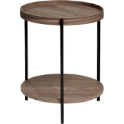 LANDER - Bijzettafel - Donkerbruin - MDF