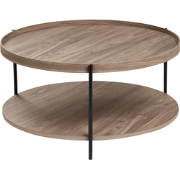 LANDER - Salontafel - Donkerbruin - MDF
