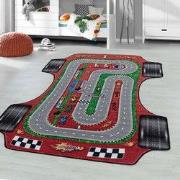 Tapijtenloods Play Vloerkleed Kinderkamer Formule 1 Laagpolig Rood- 16...