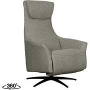 LABEL51 Elektrische Fauteuil Lund - Truffel grijs - Boucle - One Size