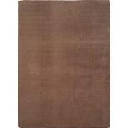 JOY Effen Soft Vloerkleed – 100% Polyester – Anti-Slip - Bruin- 140x20...