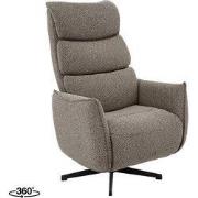 LABEL51 Elektrische Fauteuil Goteborg - Mushroom Royal Boucle