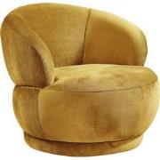 LABEL51 Fauteuil Lobby - Oker Fluweel