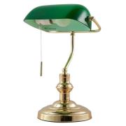 Lindby - Milenka Tafellamp Polished Brass/Green