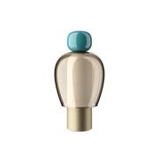 Lodes - Easy Peasy ToGo Tafellamp Lagoon Turquoise/Honey/Gold