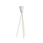 Northern - Oslo Wood Vloerlamp Goud/Wit