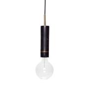 Hübsch - Elegant Hanglamp Marble Black/Brass