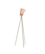 Northern - Oslo Wood VloerLamp Goud/Beige