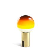 Marset - Dipping Light Portable Tafellamp Amber/Brushed Brass