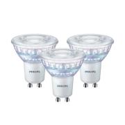 Philips - 3-pack Lichtbron LED Dimbaar 3,8W GU10