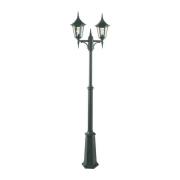 Norlys - Modena 2 Buiten Park Lamp Breed voor Beton Anchorage Zwart