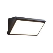 Lindby - Abby Buiten Wandlamp Dark Grey/White