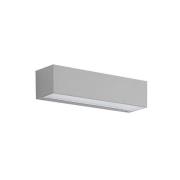 Lucande - Lengo LED Buiten Wandlamp Down L25 Zilver