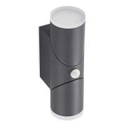 Lindby - Aspyn 2 Buiten Wandlamp w/Sensor Dark Grey