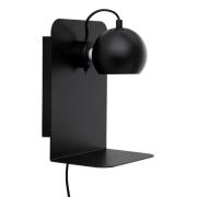 Frandsen - Ball Wandlamp met Usb Matte Zwart