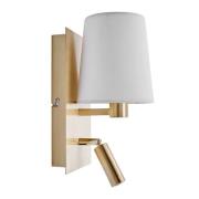 Lindby - Aiden Wandlamp White/Brass