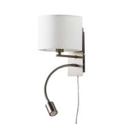 Lindby - Florens Wandlamp White/Nickel