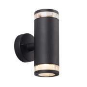 Nordlux - Birk Double Buiten Wandlamp Black