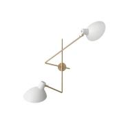 Astep - VV Cinquanta Twin Wandlamp Brass/White